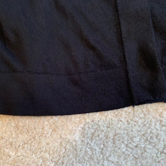 Banana Republic Cotton Blend Button Black Cardigan Size M - Picture 8 of 14